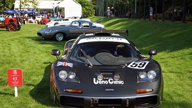 McLaren F1 GTR LM anthracite face avant