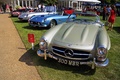 Mercedes 300 SL Roadster vert face avant