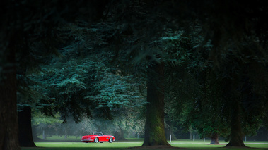 Salon Privé 2017 - Concours Masters - Ferrari 250 GT California Spider rouge 3/4 arrière droit