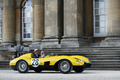 Salon Privé 2017 - Concours Masters - Ferrari 500 TRC jaune/noir 3/4 avant droit