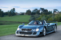 Salon Privé 2017 - Pirelli Prestige & Performance Competition - Mercedes CLK GTR AMG Roadster anthracite 3/4 avant gauche