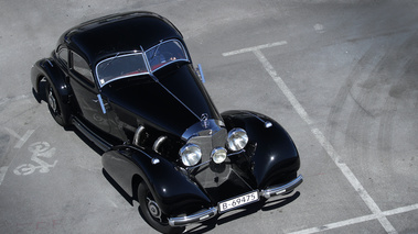 Serenissima Louis Vuitton Classic Run 2012 - Mercedes noir 3/4 avant droit vue de haut