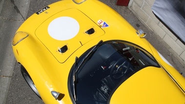 Détail Ferrari jaune, Ecurie Francorchamps