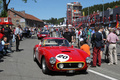 Ferrari 250 GT Berlinetta, rouge, 3-4 avd, paddock