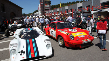 Plateau paddock, Lola+Porsche