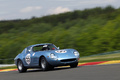 Spa Classic 2015 - Ferrari 275 GTB bleu 3/4 avant droit filé penché