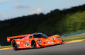 Spa Classic 2015 - Porsche 956 orange 3/4 avant droit filé penché