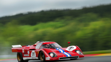 Spa Classic 2017 - Ferrari 512M rouge 3/4 avant droit filé