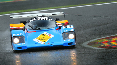 Spa Classic 2017 - Porsche 956 bleu face avant penché