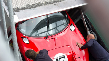 Ambiance, Ford GT40, rouge, plongée