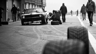 Chevrolet Camaro, pit lane, n-b, pdc