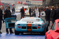 Ford Gt 40 Bleu + orange, dos paddock