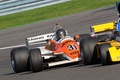 Arrows, orange,  Fittipaldi, jaune, action 3-4 avd