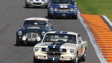Ford Mustang, Austin Healey, action face