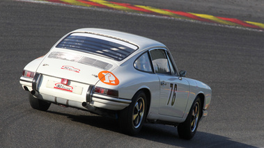 Porsche 911, blanc, action, 3-4 ard