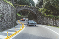 Targa Làrio 2017 - Mercedes 190 SL bleu face avant