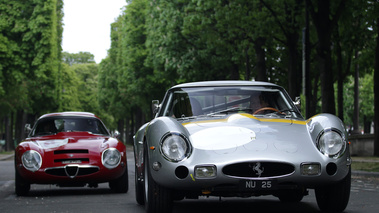 Tour Auto 2012 - Ferrari 250 GTO gris face avant 2