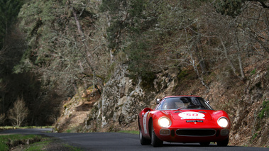 Tour Auto 2012 - Ferrari 250 LM rouge 3/4 avant droit