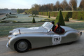 Tour Auto 2012 - Jaguar XK120 Roadster gris profil