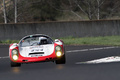 Tour Auto 2012 - Porsche 910 rouge/blanc face avant penché