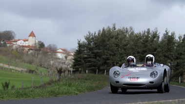 Tour Auto 2012 - Porsche gris 3/4 avant gauche