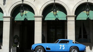 Ferrari 250 TDF bleu profil