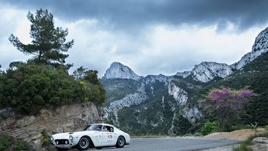 Tour Auto 2016 - Ferrari 250 GT SWB blanc 3/4 avant gauche