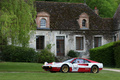 Tour Auto 2017 - Ferrari 308 Gr. IV rouge/blanc 3/4 avant gauche filé