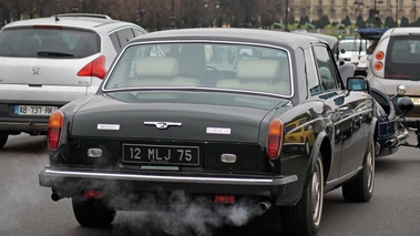 Traversée de Paris 2013 - Bentley Corniche FHC vert 3/4 arrière droit