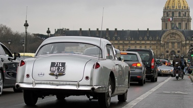 Traversée de Paris 2013 - Facel Vega HK500 gris 3/4 arrière droit