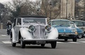 Traversée de Paris 2013 - Jaguar SS Cabriolet gris 3/4 avant droit