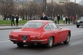 Traversée de Paris 2013 - Lamborghini 400 GT rouge 3/4 arrière droit