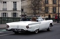 Ford Thunderbird blanc 3/4 arrière droit