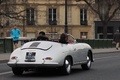 Porsche 356 Speedster 1600 gris 3/4 arrière droit