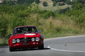 Alfa Romeo rouge face avant penché