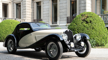 Villa d'Este 2012 - Alfa Romeo 6C 1750 GS blanc/noir 3/4 avant droit