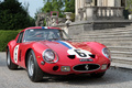 Villa d'Este 2012 - Ferrari 250 GTO rouge 3/4 avant droit