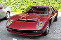 Villa d'Este 2012 - Lamborghini Miura SVJ rouge 3/4 avant gauche