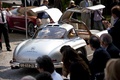 Villa d'Este 2012 - Mercedes 300 SL gris 3/4 arrière droit portes ouvertes