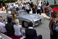 Villa d'Este 2012 - Mercedes 300 SL gris 3/4 avant droit portes ouvertes 2