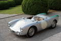 Villa d'Este 2012 - Porsche 550 Spyder gris 3/4 avant gauche