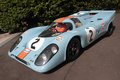 Villa d'Este 2012 - Porsche 917 Gulf 3/4 avant gauche penché