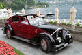 Villa d'Este 2012 - Voisin C25 bordeaux/noir 3/4 avant droit