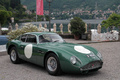 Villa d'Este 2013 - Aston Martin DB4 GT Zagato vert 3/4 avant droit
