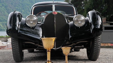 Villa d'Este 2013 - Bugatti Type 57 SC Atlantic noir face avant