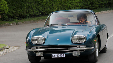 Villa d'Este 2013 - Lamborghini 400 GT bleu 3/4 avant gauche