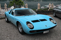 Villa d'Este 2013 - Lamborghini Miura SV bleu 3/4 avant droit