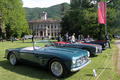 Villa d'Este 2013 - Maserati cabriolet vert 3/4 avant droit