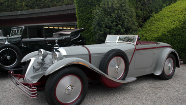 Villa d'Este 2013 - Mercedes grise 3/4 avant gauche