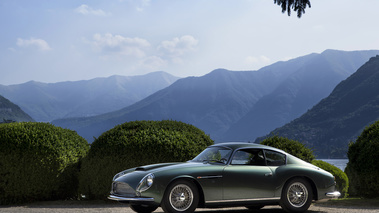 Villa d'Este 2016 - Aston Martin DB4 GT Zagato vert 3/4 avant gauche